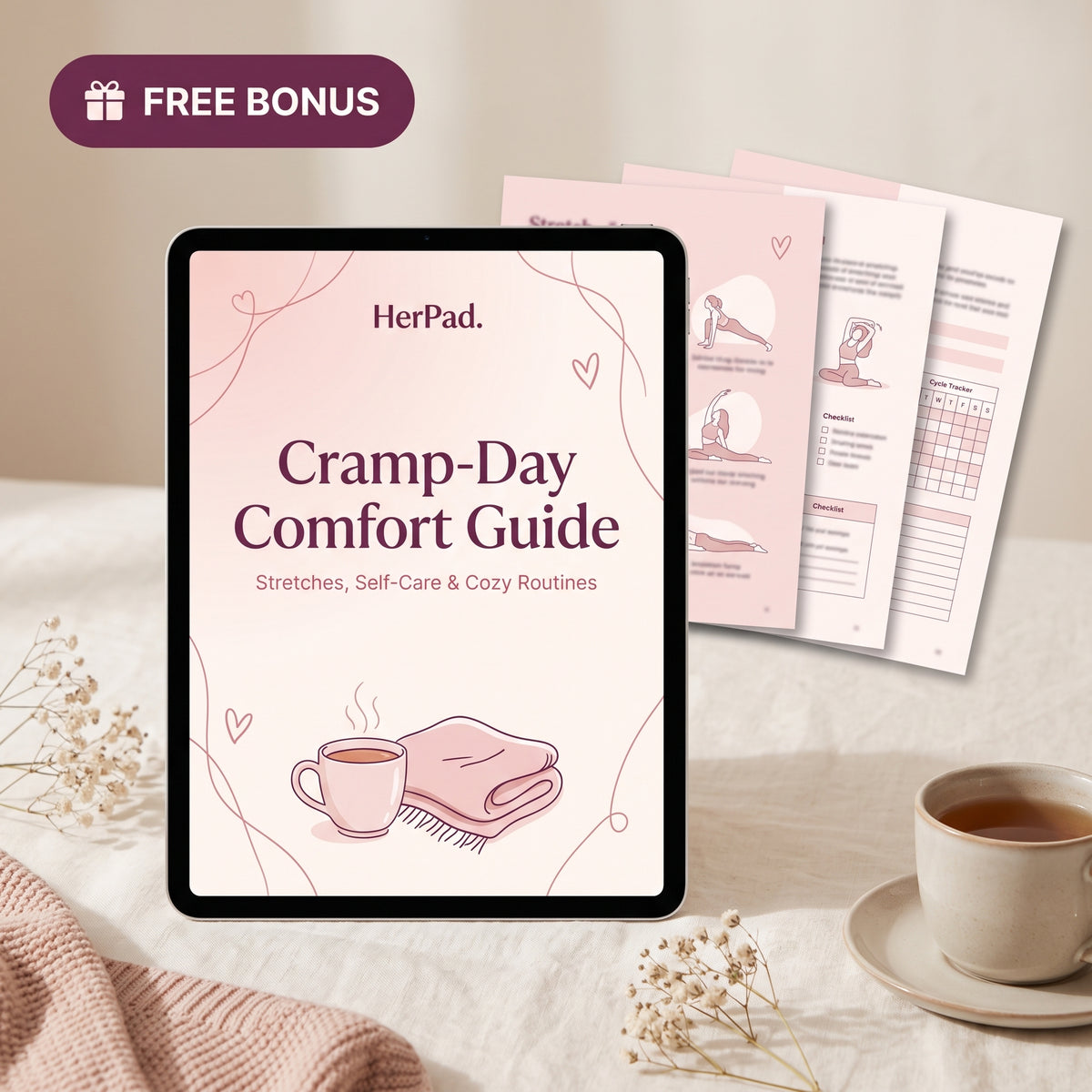 Cramp-Day Comfort Guide E-Book