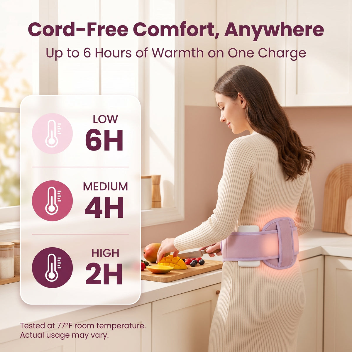 The Cordless Belly & Back Heating Pad