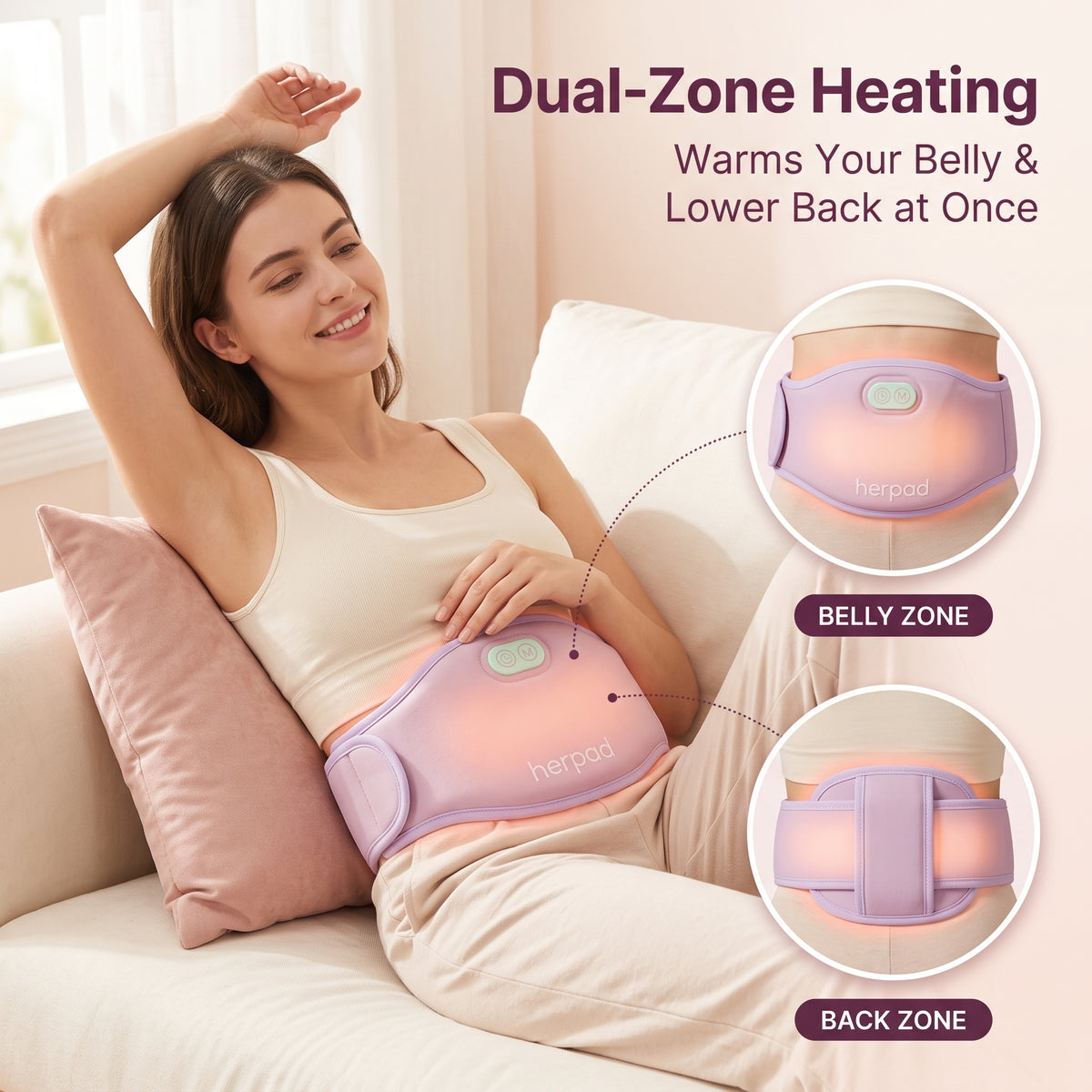 The Cordless Belly & Back Heating Pad
