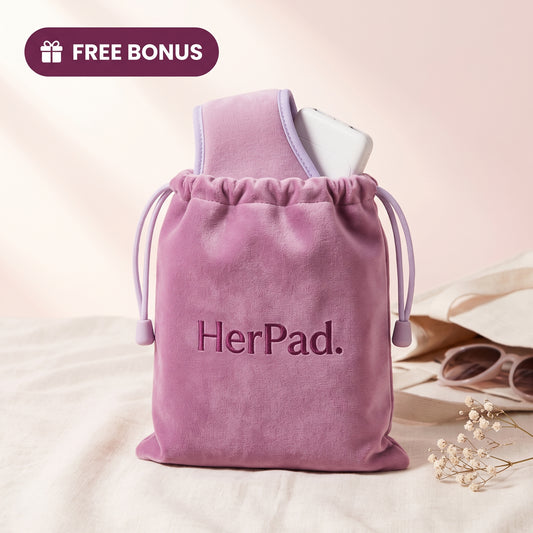 Soft drawstring travel pouch